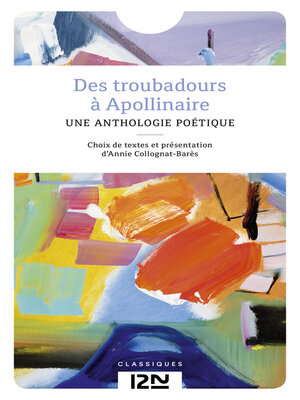 cover image of Des troubadours à Apollinaire